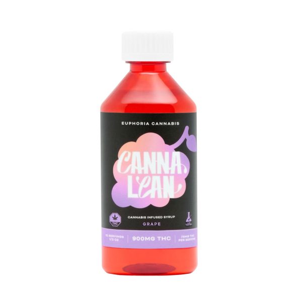 Euphoria CannaLean - Grape Syrup 900MG THC