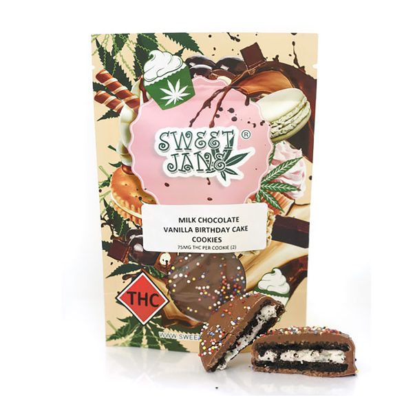 Sweet Jane - Milk Chocolate Vanilla Birthday Cake Cookies