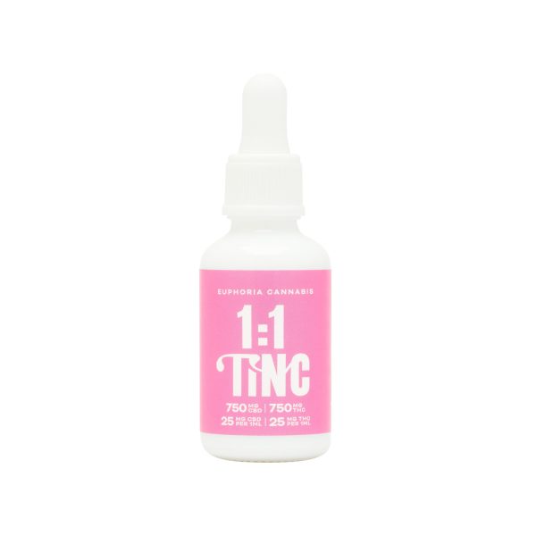 Euphoria Cannabis - 1:1 1500mg (750mg THC+750mg CBD) Tincture