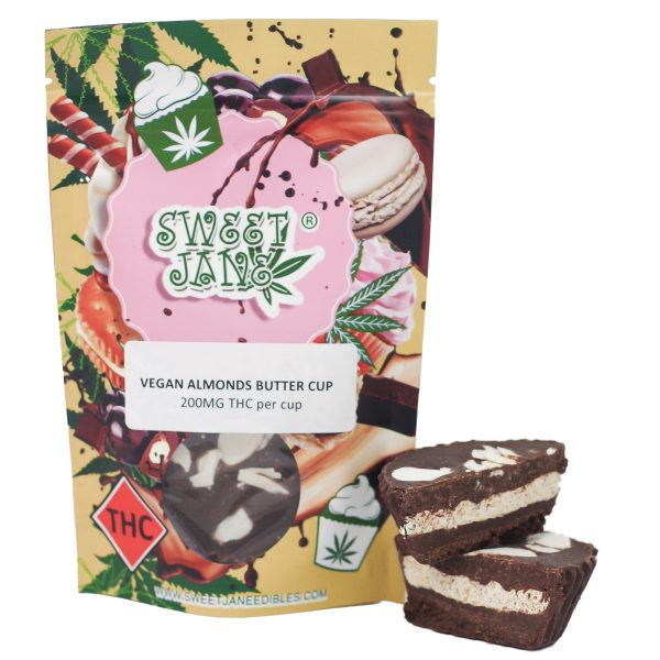 Sweet Jane - THC Vegan Almond Butter Cup  200mg THC