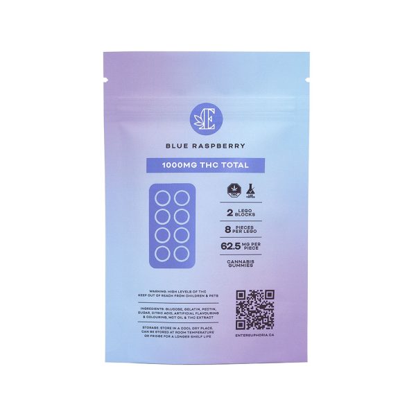 Euphoria Cannabis - Blue Raspberry 1000mg THC - Image 2