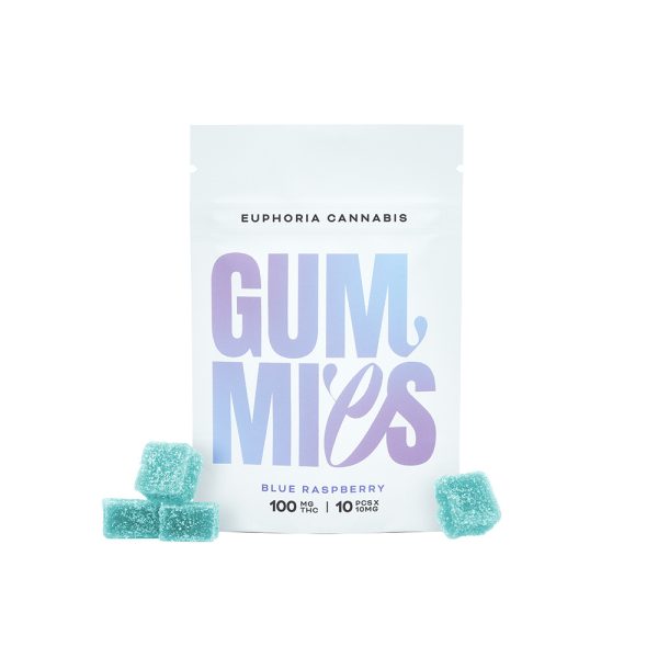 Euphoria Cannabis - Blue Raspberry 100mg THC