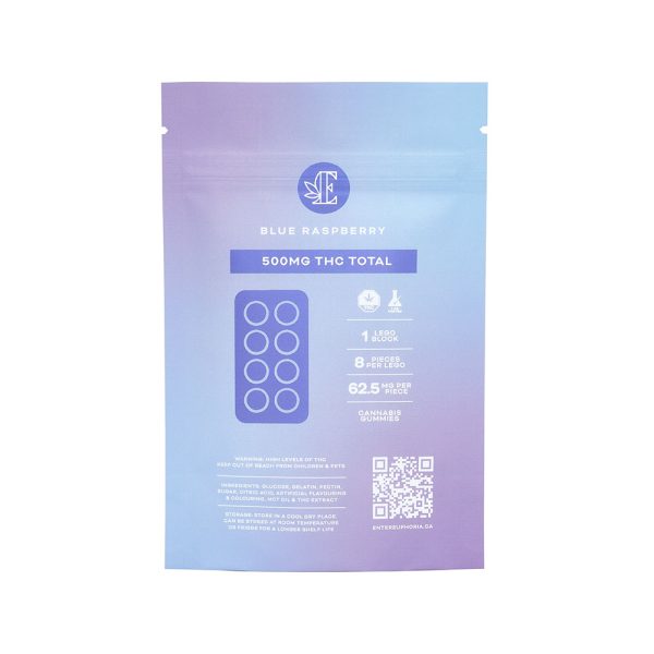 Euphoria Cannabis - Blue Raspberry 500mg THC - Image 2