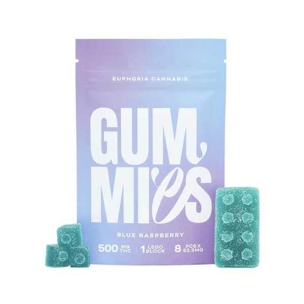 Euphoria Cannabis - Blue Raspberry 500mg THC