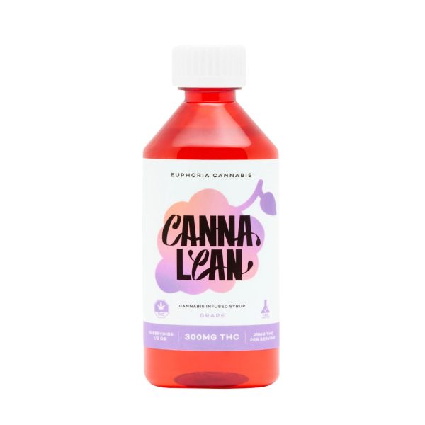 Euphoria CannaLean - Grape Syrup 300MG THC