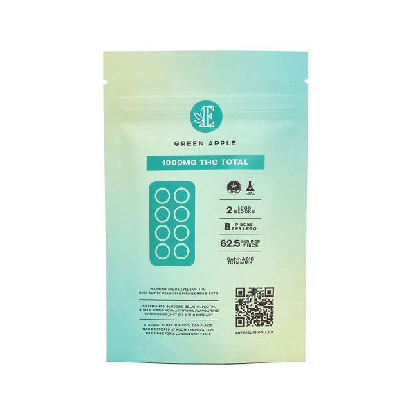 Euphoria Cannabis - Green Apple 1000mg THC - Image 2