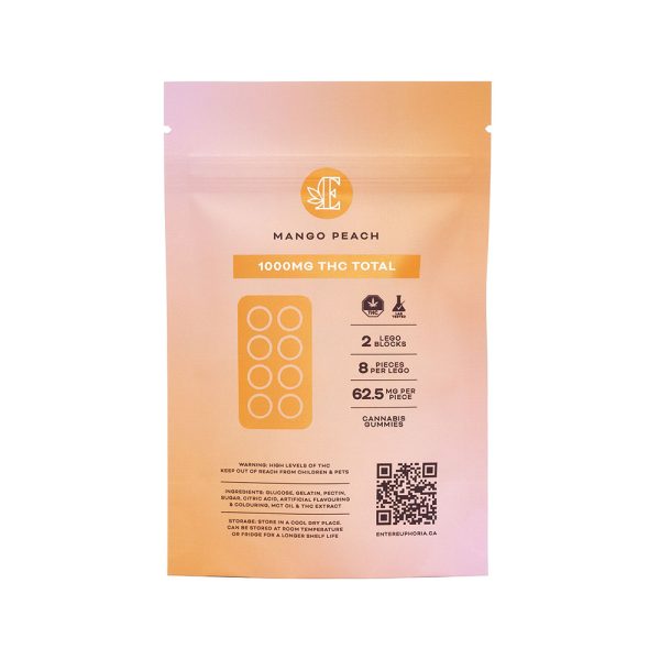 Euphoria Cannabis - Mango Peach 1000mg THC - Image 2