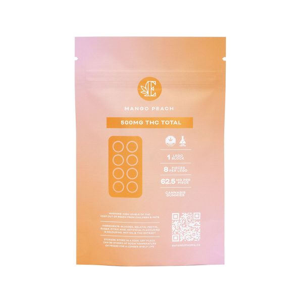 Euphoria Cannabis - Mango Peach 500mg THC - Image 2