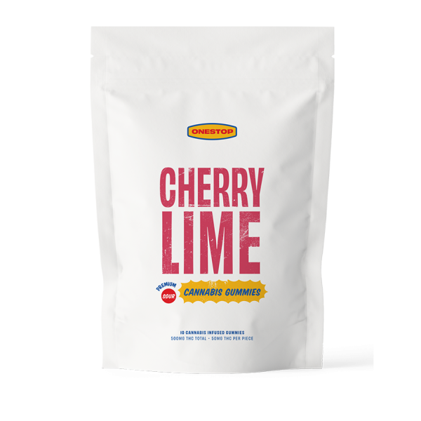 OneStop - Sour Cherry Lime THC Gummies 500mg