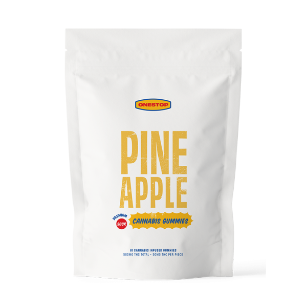 OneStop - Sour Pineapple THC Gummies 500mg