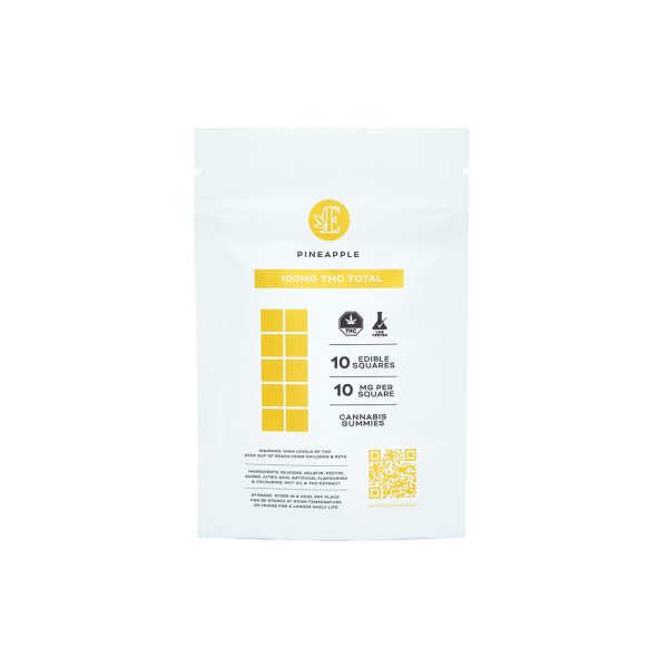 Euphoria Cannabis - Pineapple 100mg THC - Image 2