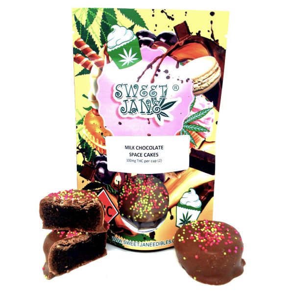 Sweet Jane - Milk Chocolate Space Cakes 200mg