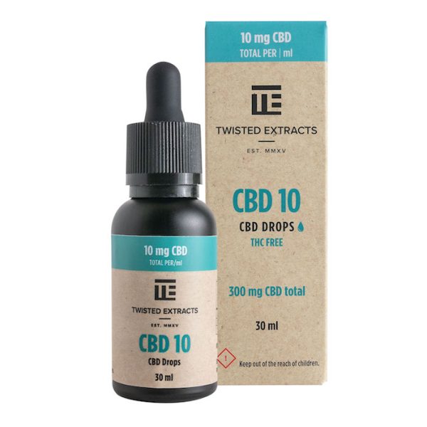 Twisted Extracts - CBD 10 Oil Drops (300mg CBD)