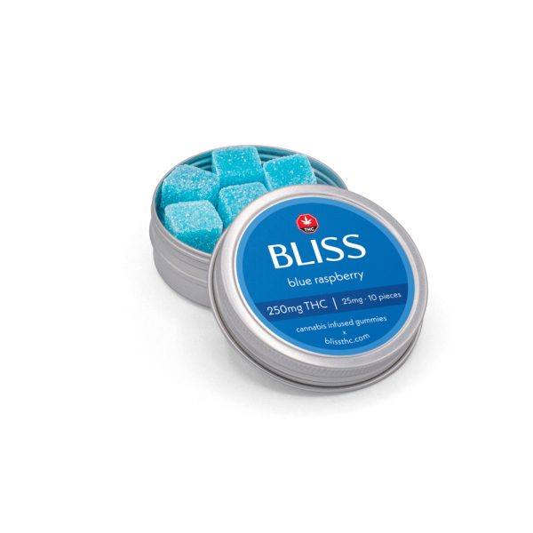 Bliss – Blue Raspberry Gummies 250mg