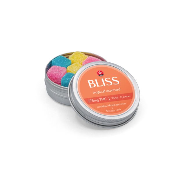 Bliss – Tropical Assorted Gummies 375mg