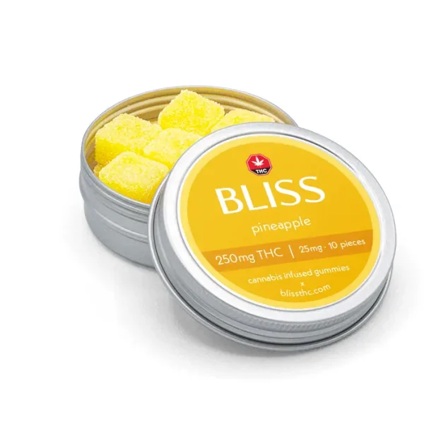 Bliss – Pineapple Gummies 250mg
