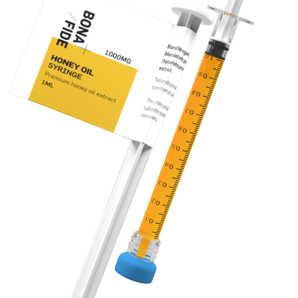 Bonafide – THC 1000mg Honey Oil (1ml) Syringe