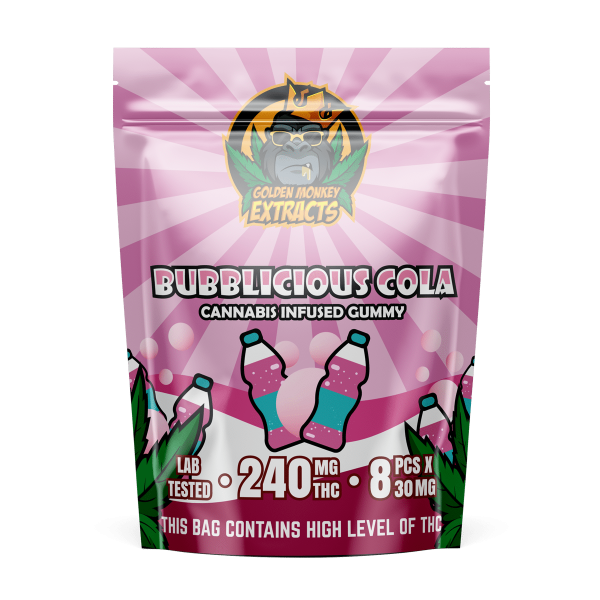 Golden Monkey Extracts – Bubbalicious Cola 240mg THC