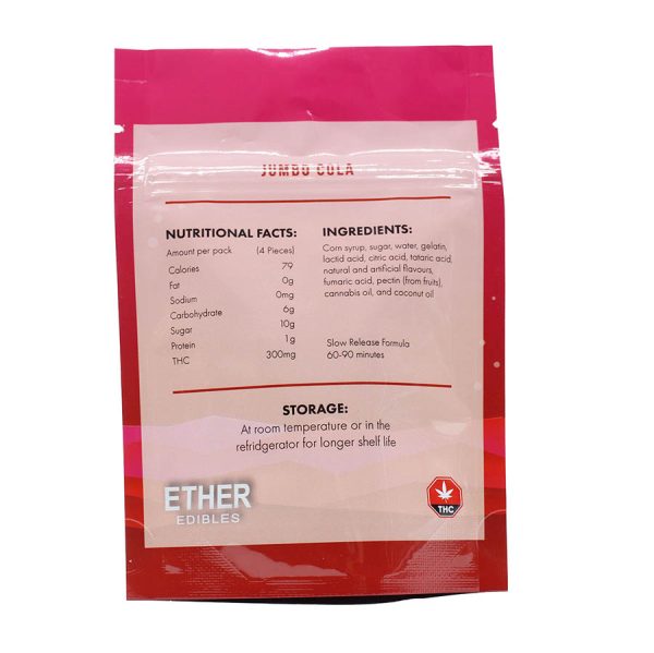 Ether Edibles Jumbo Cola 300mg - Image 2