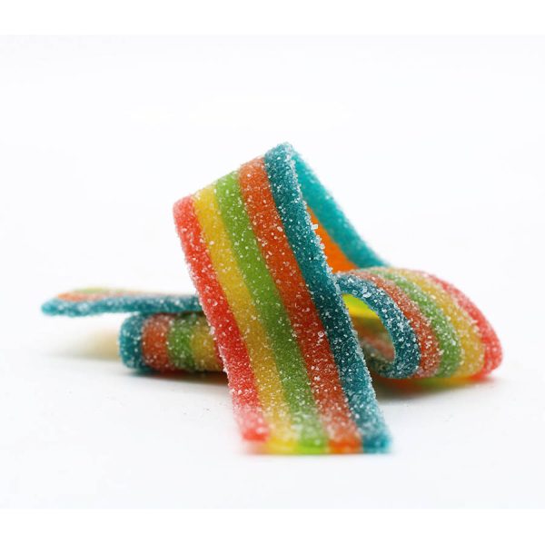 Ether Edibles Rainbow Sour Belts 180mg - Image 3