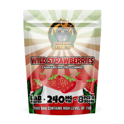 Golden Monkey Extracts – Wild Strawberries 240mg THC