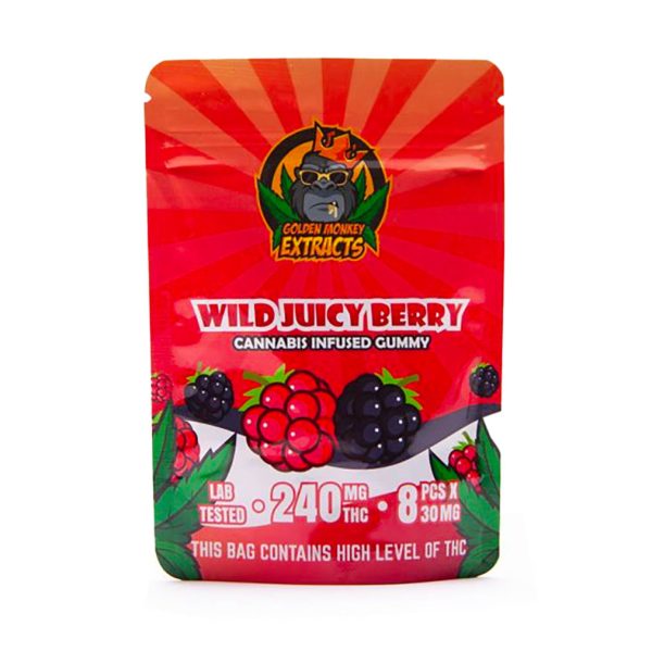 Golden Monkey Extracts – Wild Juicy Berry Gummies 240mg