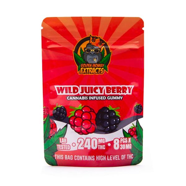 Golden Monkey Extracts – Wild Juicy Berry Gummies 240mg