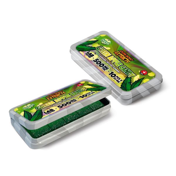 Golden Monkey Extracts – High Dose 500mg THC Gummy – Green Apple Candy