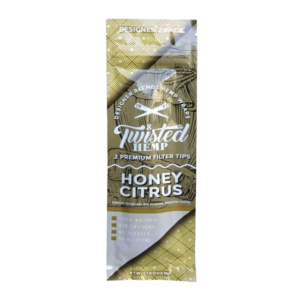 Twisted Hemp Wraps - Honey Citrus
