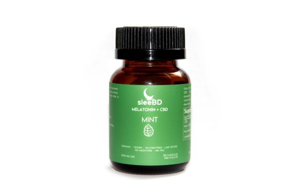 SleeBD Mint Capsules 600mg CBD