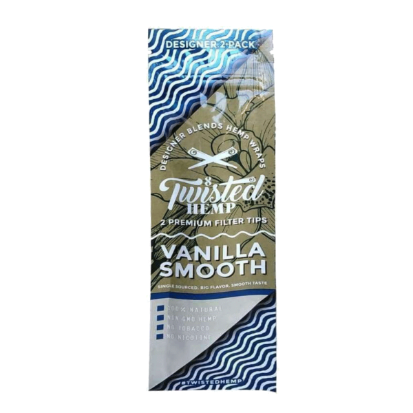 Twisted Hemp Wraps - Vanilla Smooth
