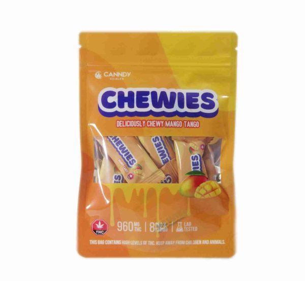 Canndy Edibles – Mango Tango Chewies 960mg THC