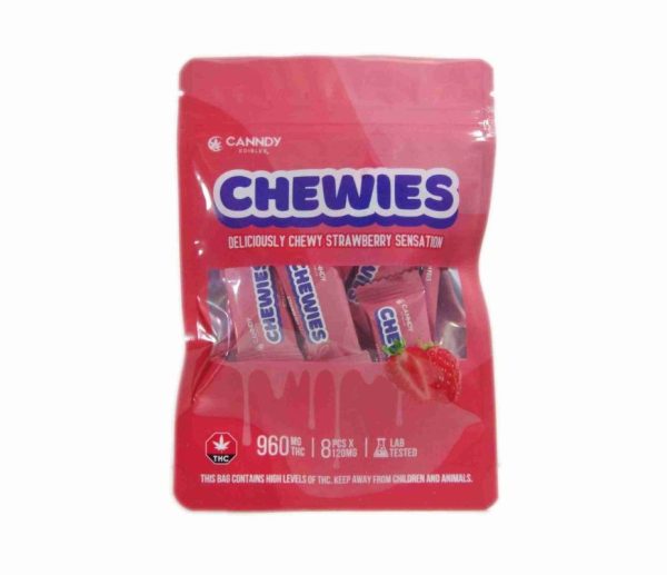 Canndy Edibles – Strawberry Sensation Chewies 960mg THC