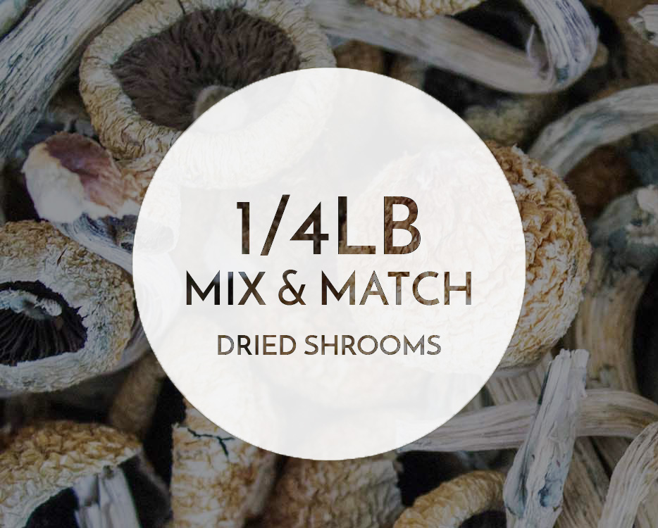1/4 lb Mix and Match Dried Shrooms