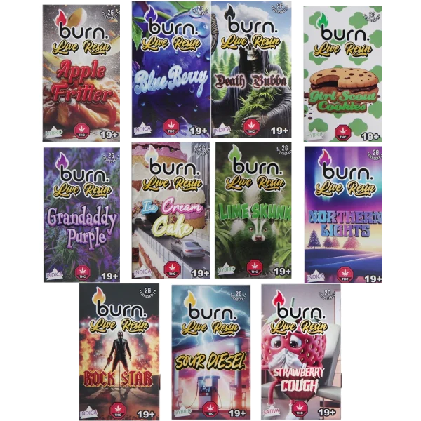 Burn Live Resin Disposable - 2 Gram Vapes