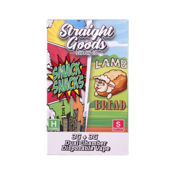 Alternative view of Straight Goods Supply Co. – Dual Chamber Disposable Vape (3+3 Grams)