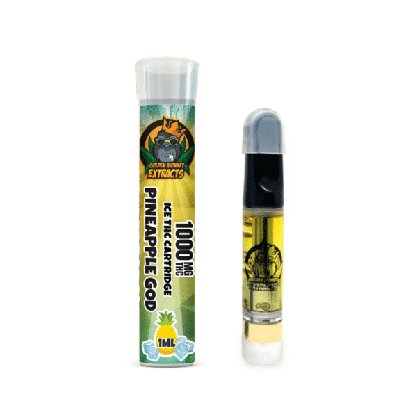 Golden Monkey Extracts ICED – Premium 1 Gram THC Vape Cartridge