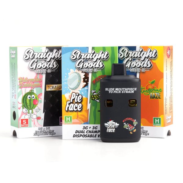 Straight Goods Supply Co. – Dual Chamber Disposable Vape (3+3 Grams)