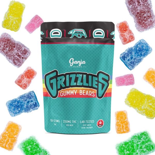 Ganja - SOUR Grizzlies 350mg THC