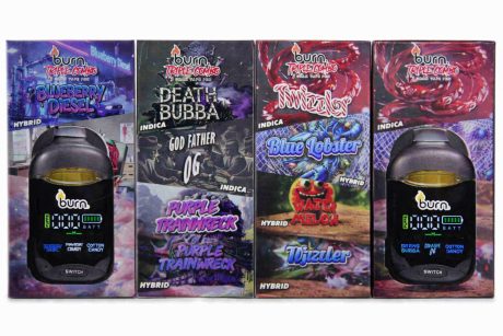 Alternative view of Burn Triple Combo – Disposable Vape – 3 x 1 Gram