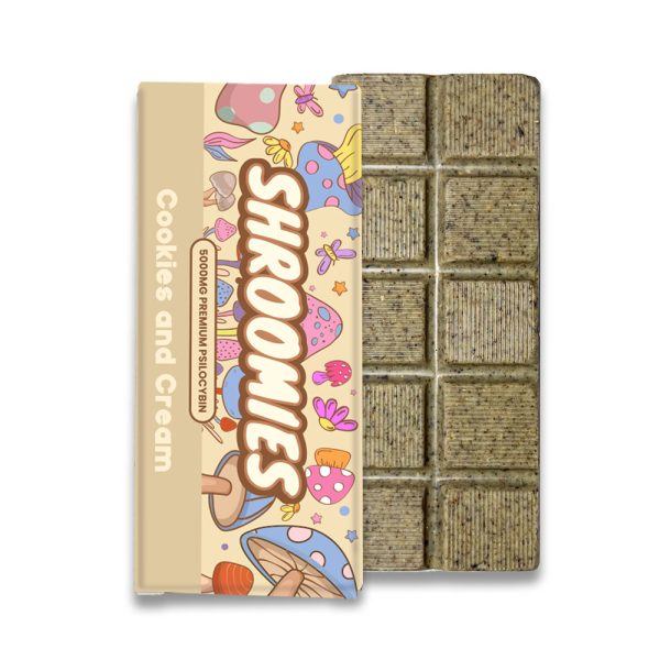 Shroomies – Cookies and Cream Chocolate Bar – 5000mg