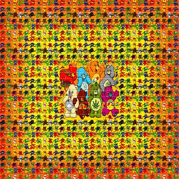 LSD Tabs - 125ug - Dancing Care Bears