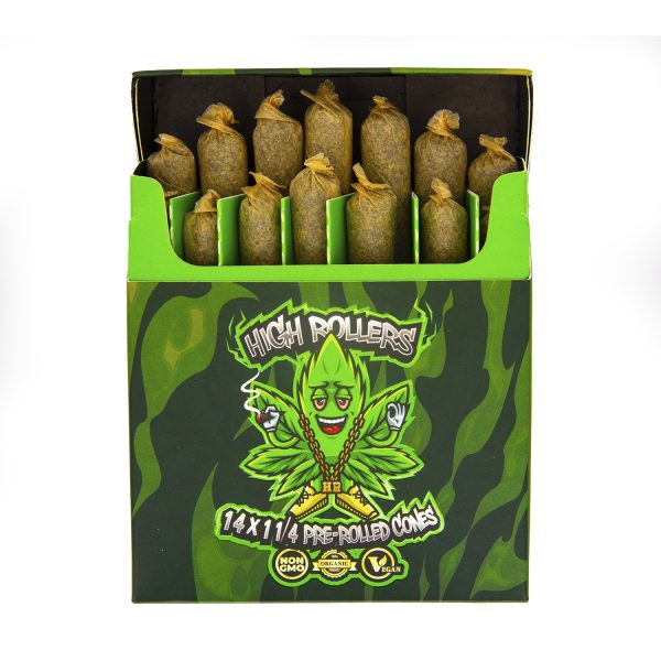 Alternative view of High Rollers Premium Craft Pre-Rolls - Hybrid