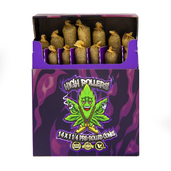 Alternative view of High Rollers Premium Craft Pre-Rolls - Indica